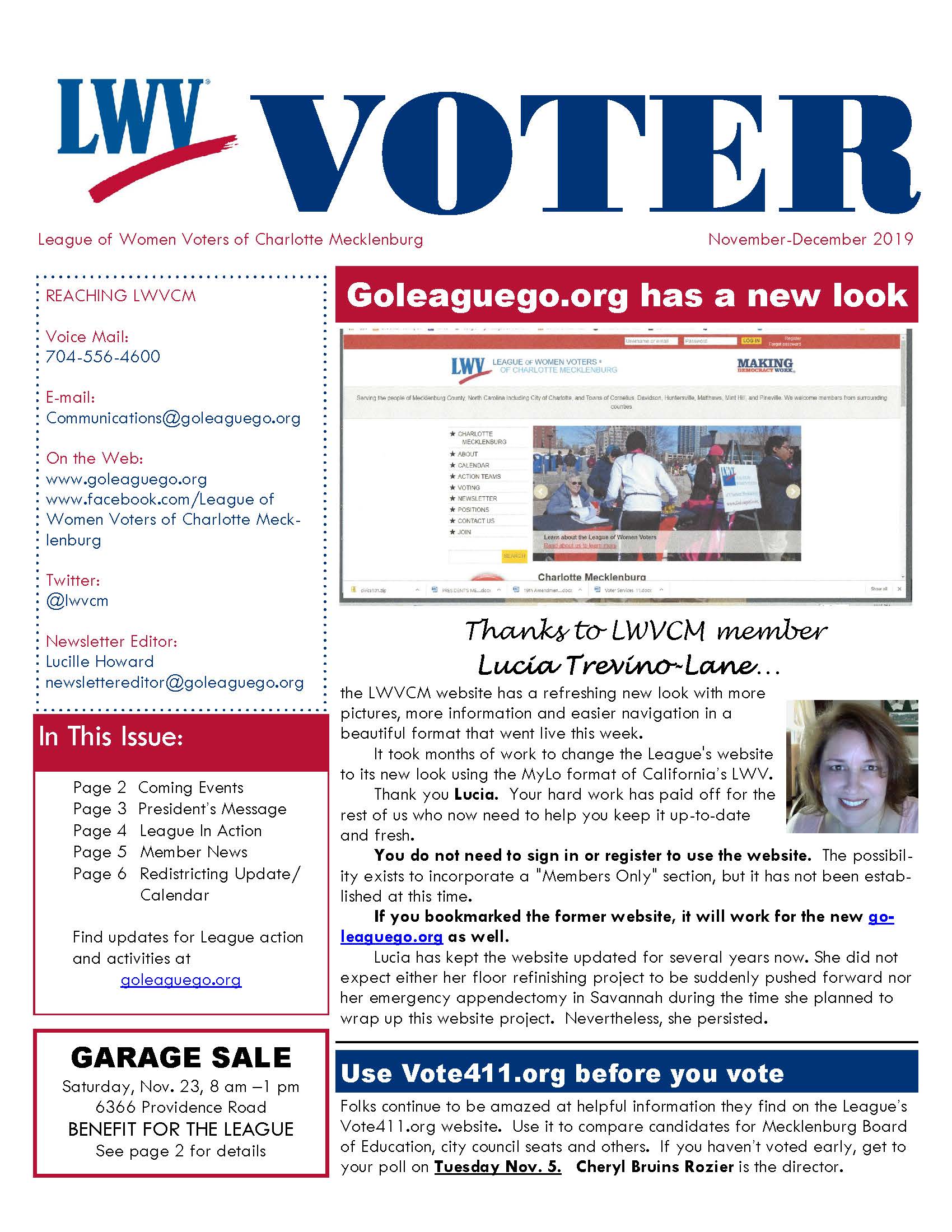 VOTER November - December 2019