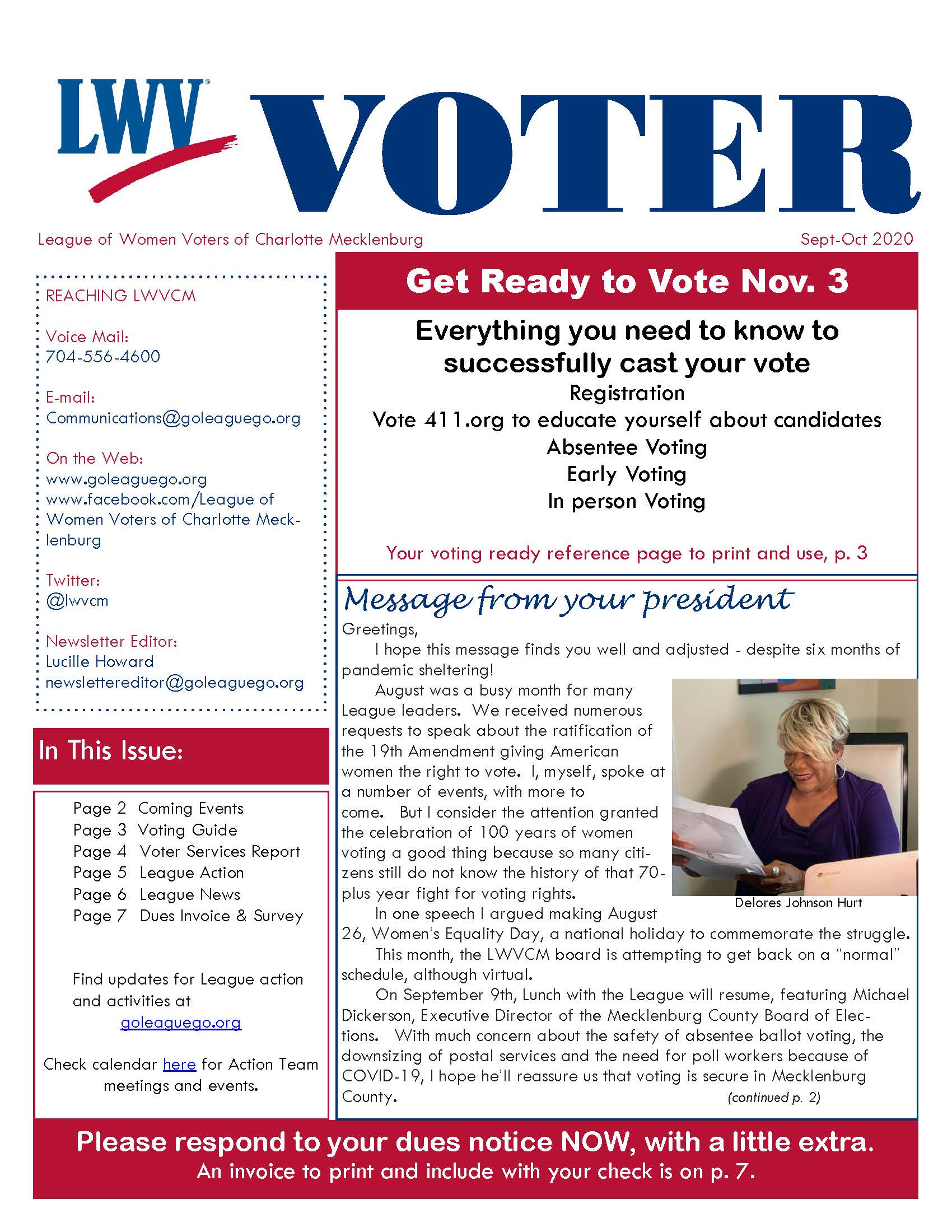 Newsletter September - October 2020