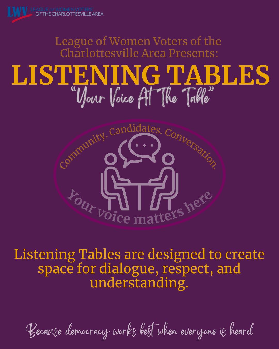 Listening Tables