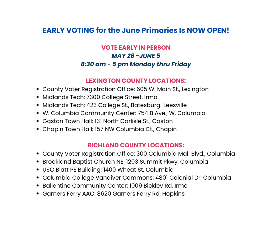 Early Voting 2026 Primaries
