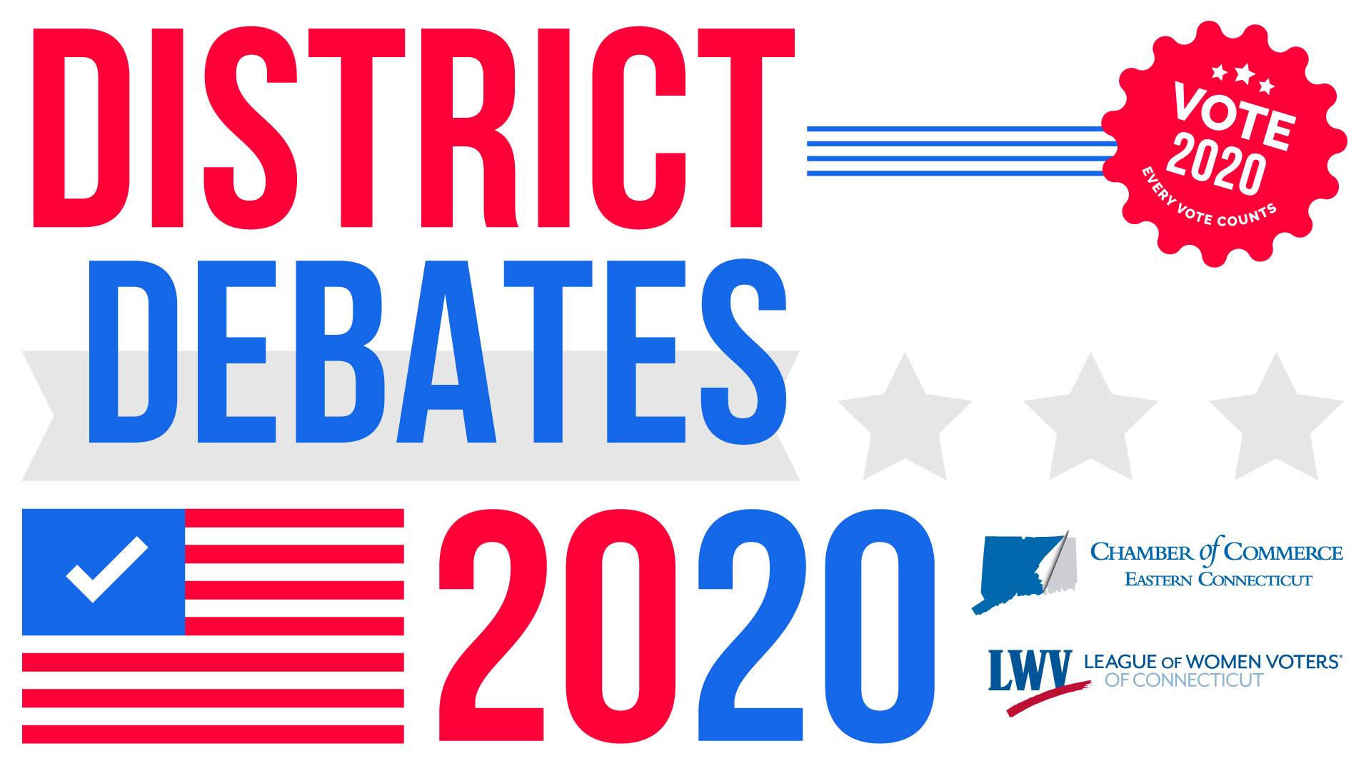 LWV Southeastern CT Candidate Debate House District 42 flyer