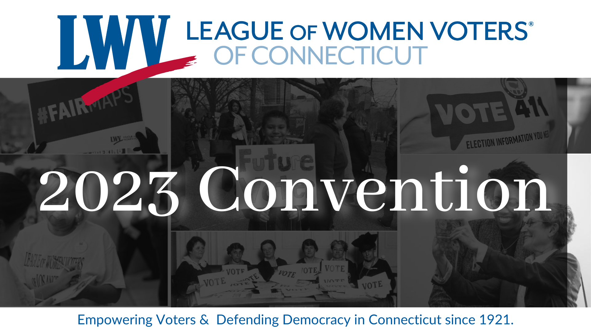 2023 LWVCT Convention Banner