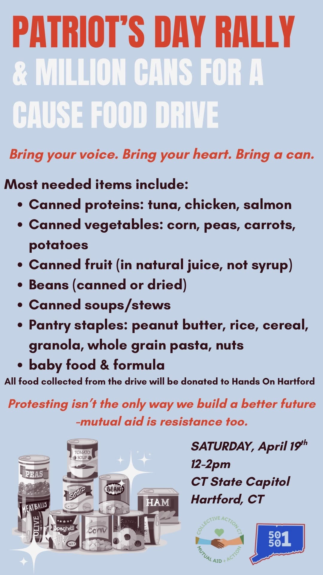 April 19 noon - 2 pm hartford