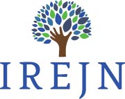 logo for IREJN image of a tree with blue and green leaves