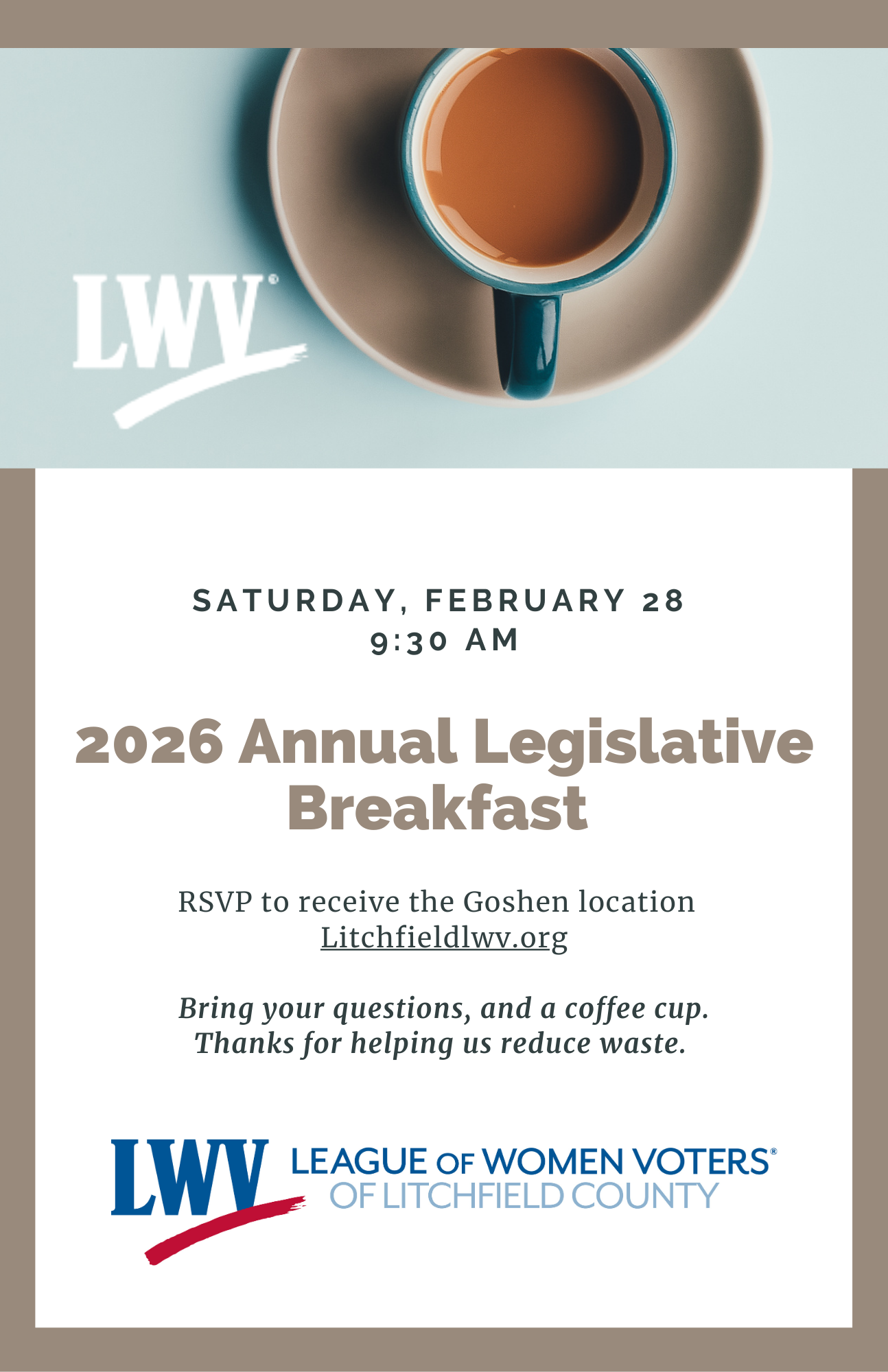 Litchfield County 2026 Legislators’ Breakfast