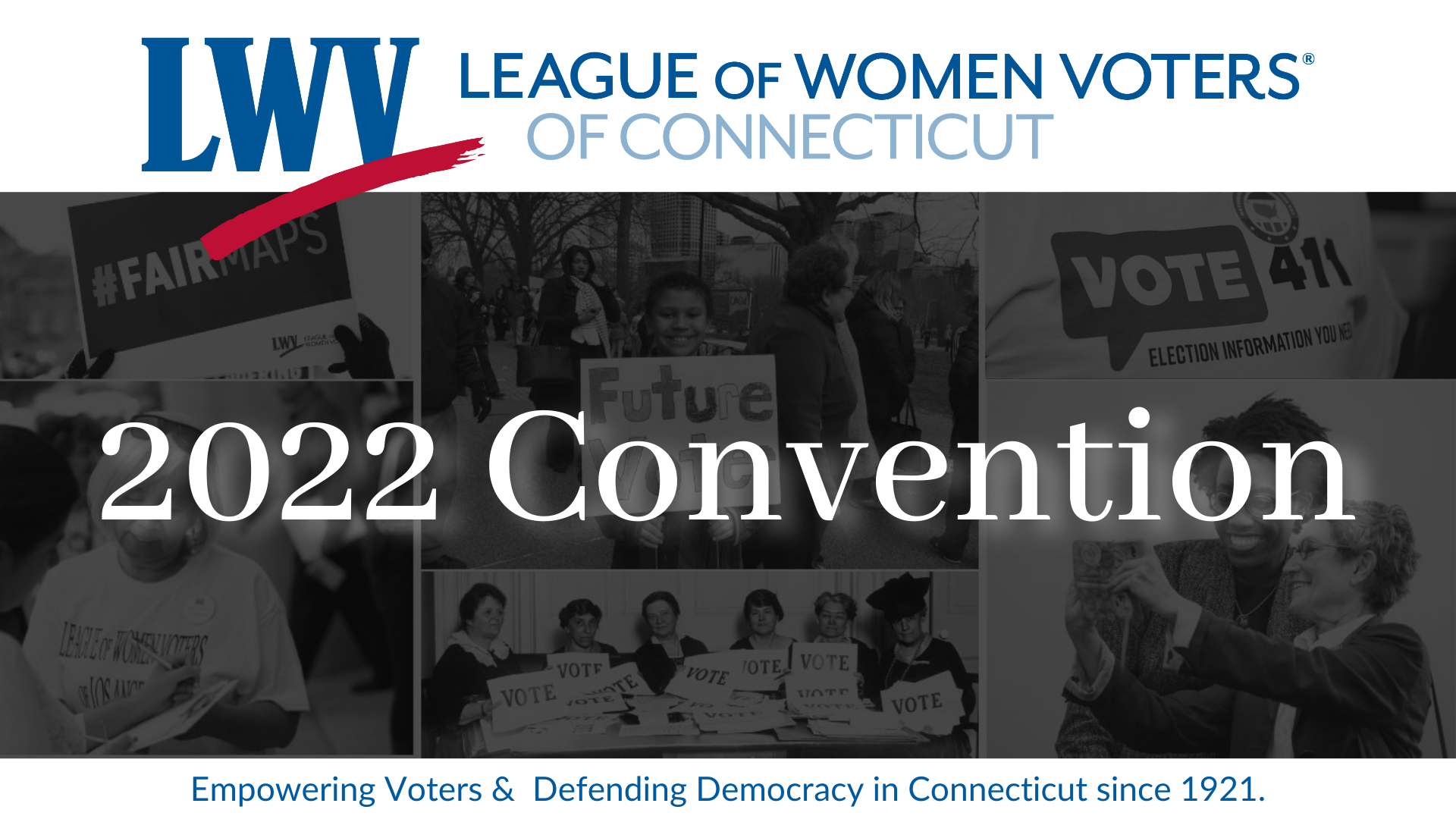 2022 LWVCT Convention banner