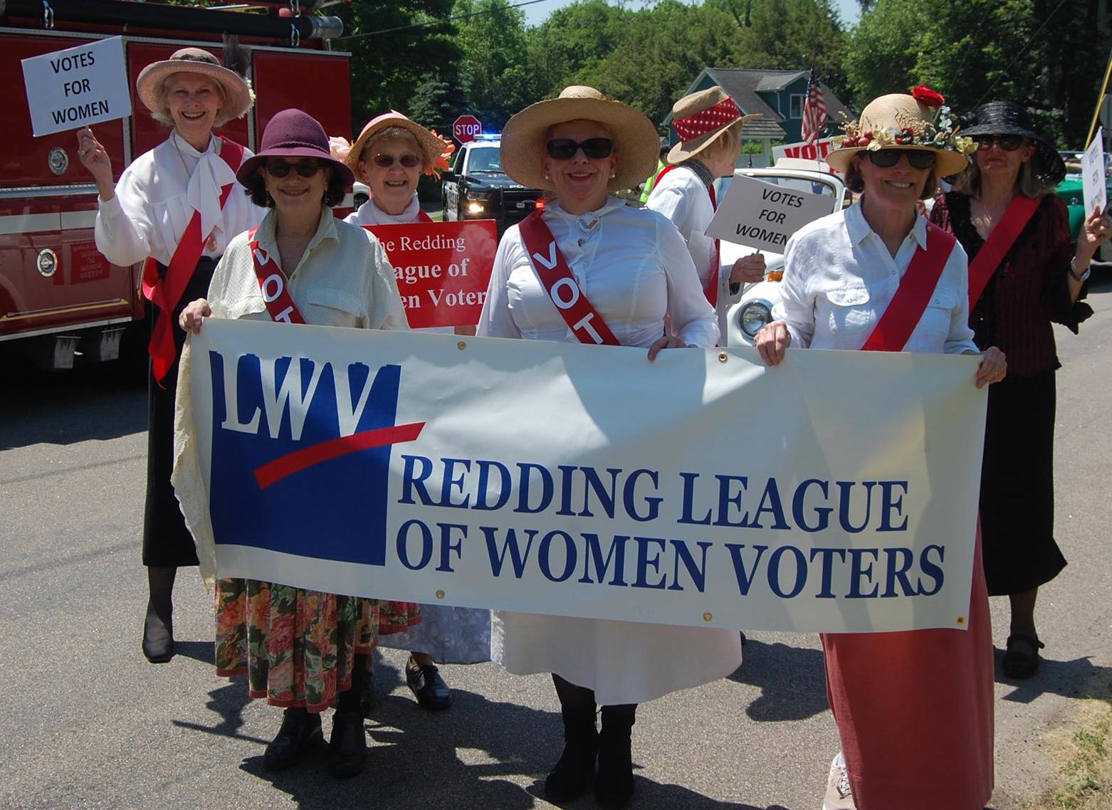 Members of the Redding League of Women Voters