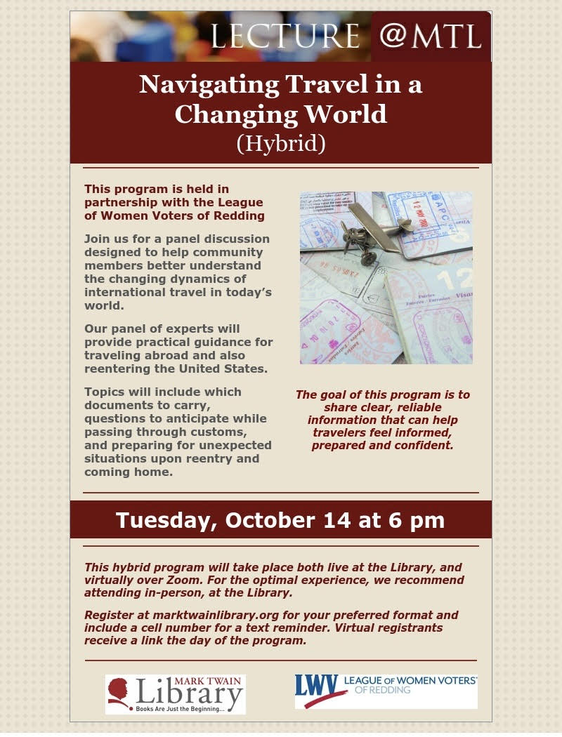 Navigating Travel in a Changing World Event flyer