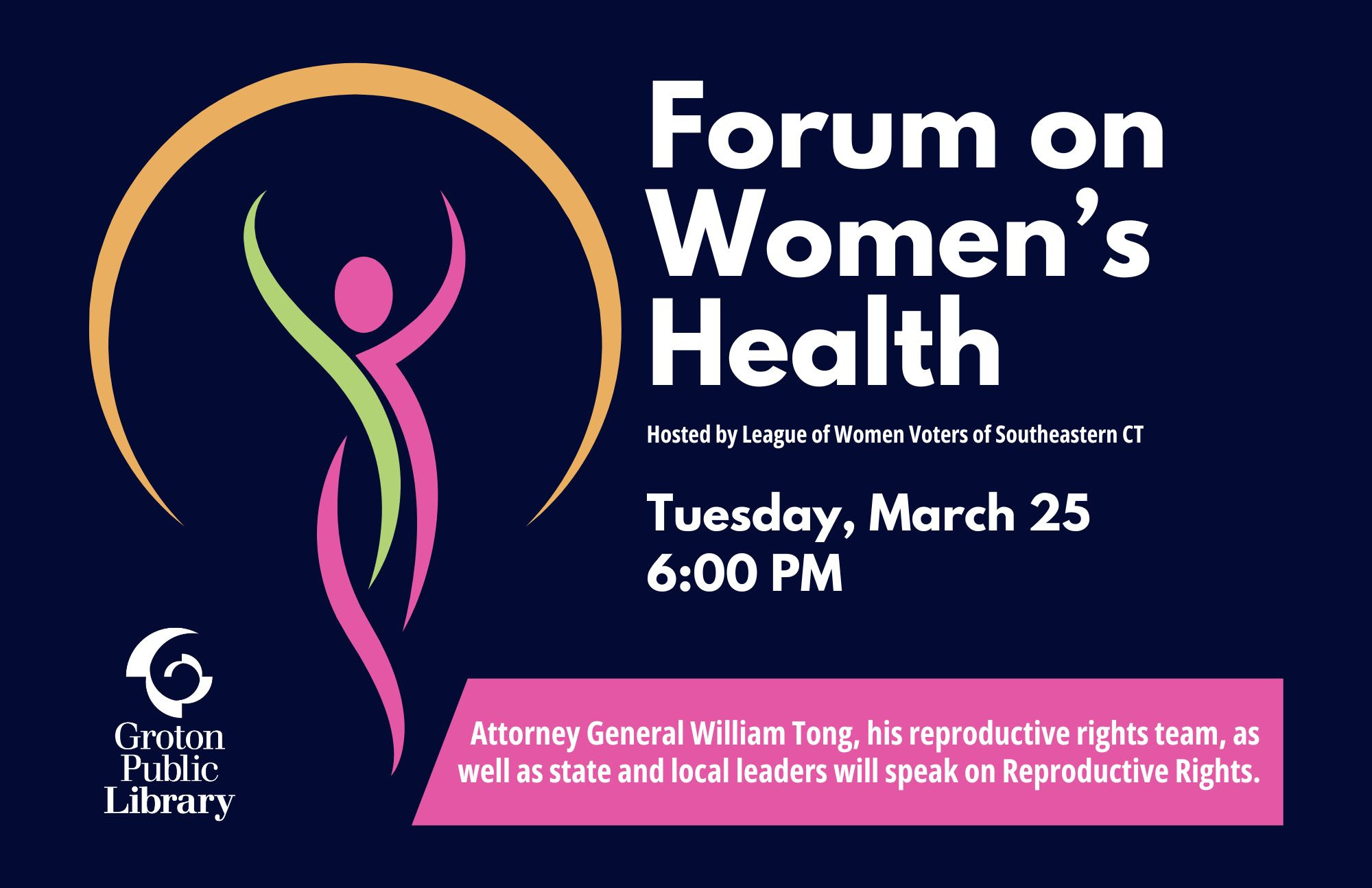 Forum on Women's Health LWVSECT Event March 2025