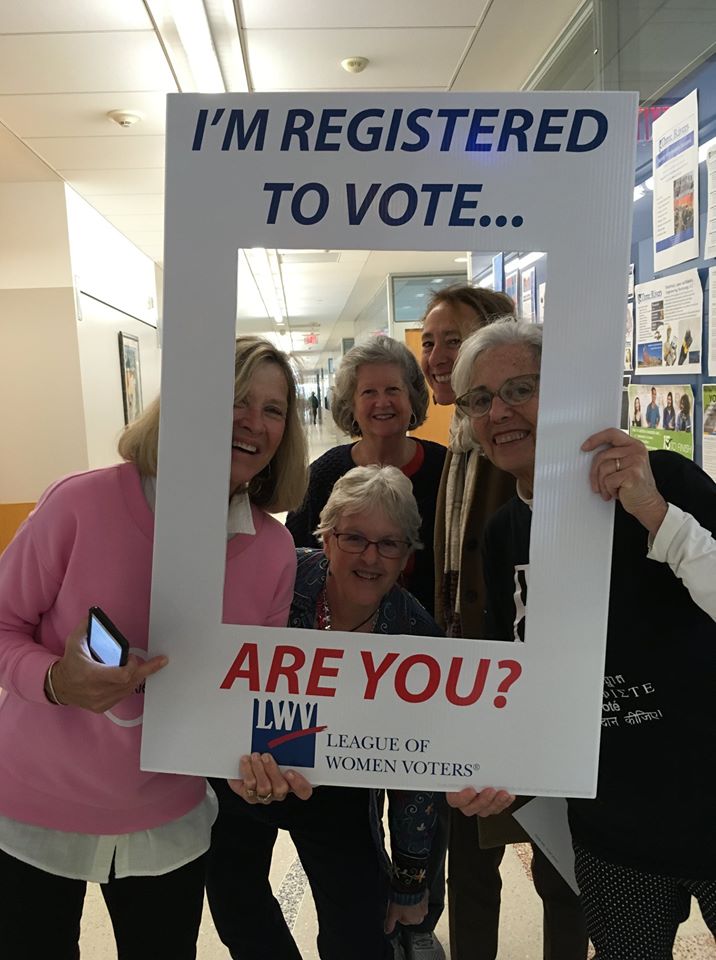 Voter Registration Drive Group Photo LVW Southeastern CT