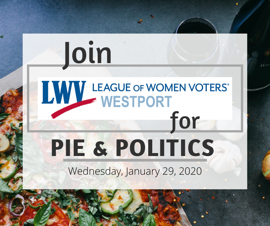 League of Women Voters of Westport Pie and Politics Event Image