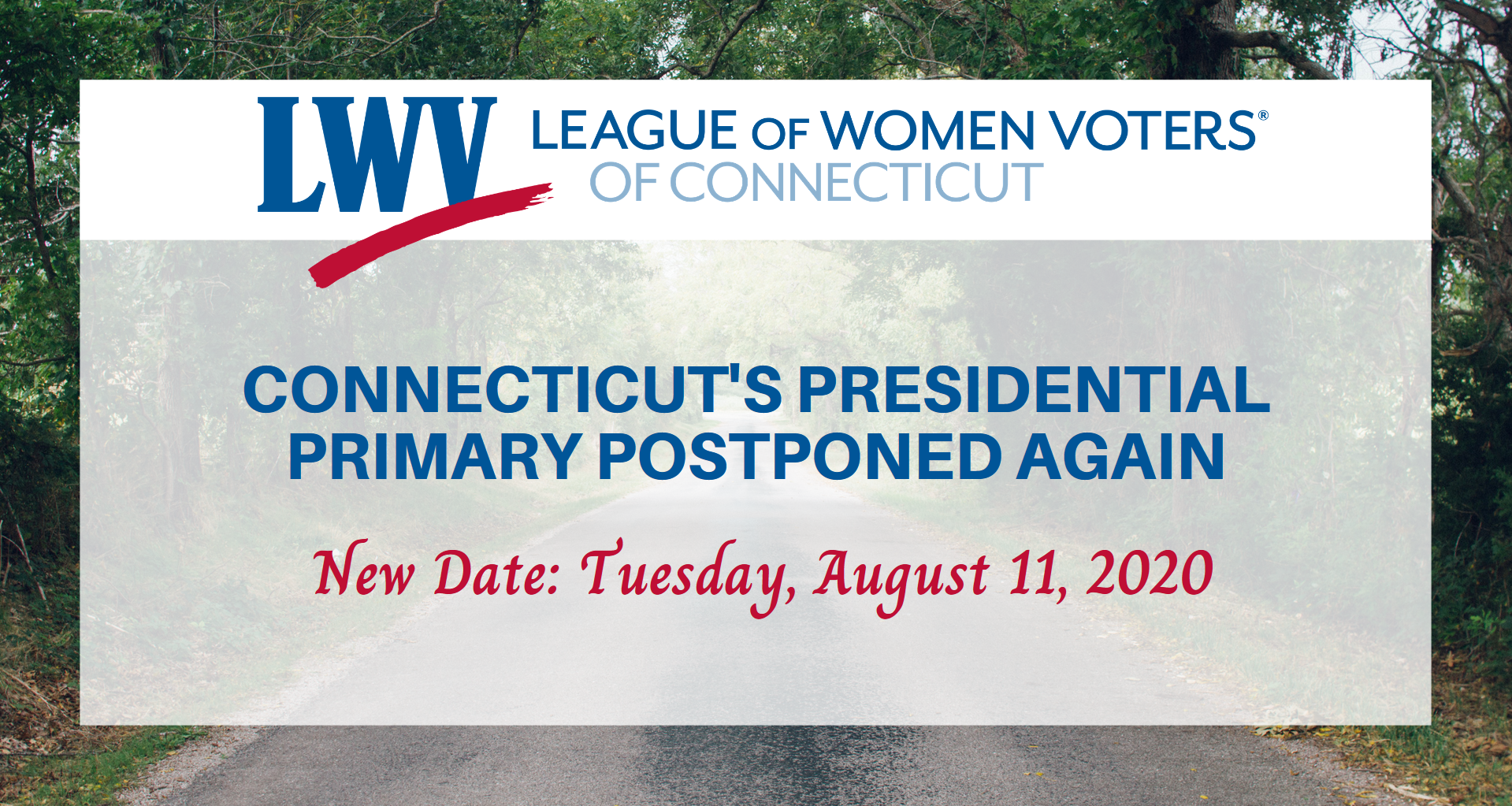 CT Presidential Primary Postponed to August 11 Image