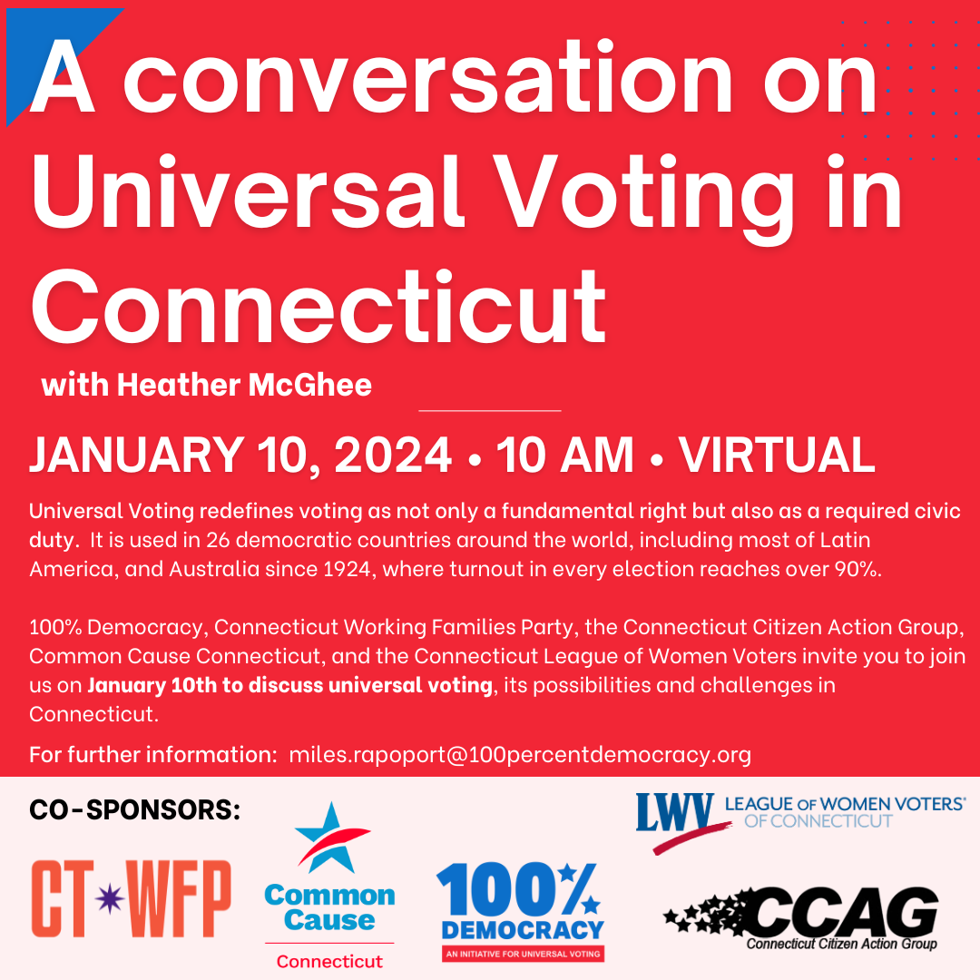 Universal Voting Conversation Flyer