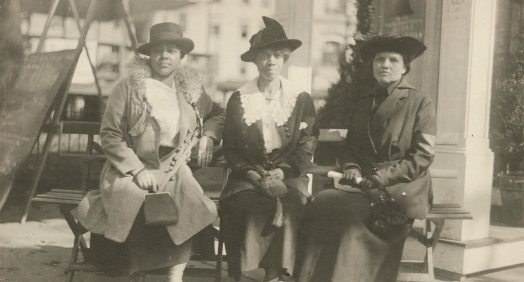 A picture of the Colored Women's Liberty Loan Committee
