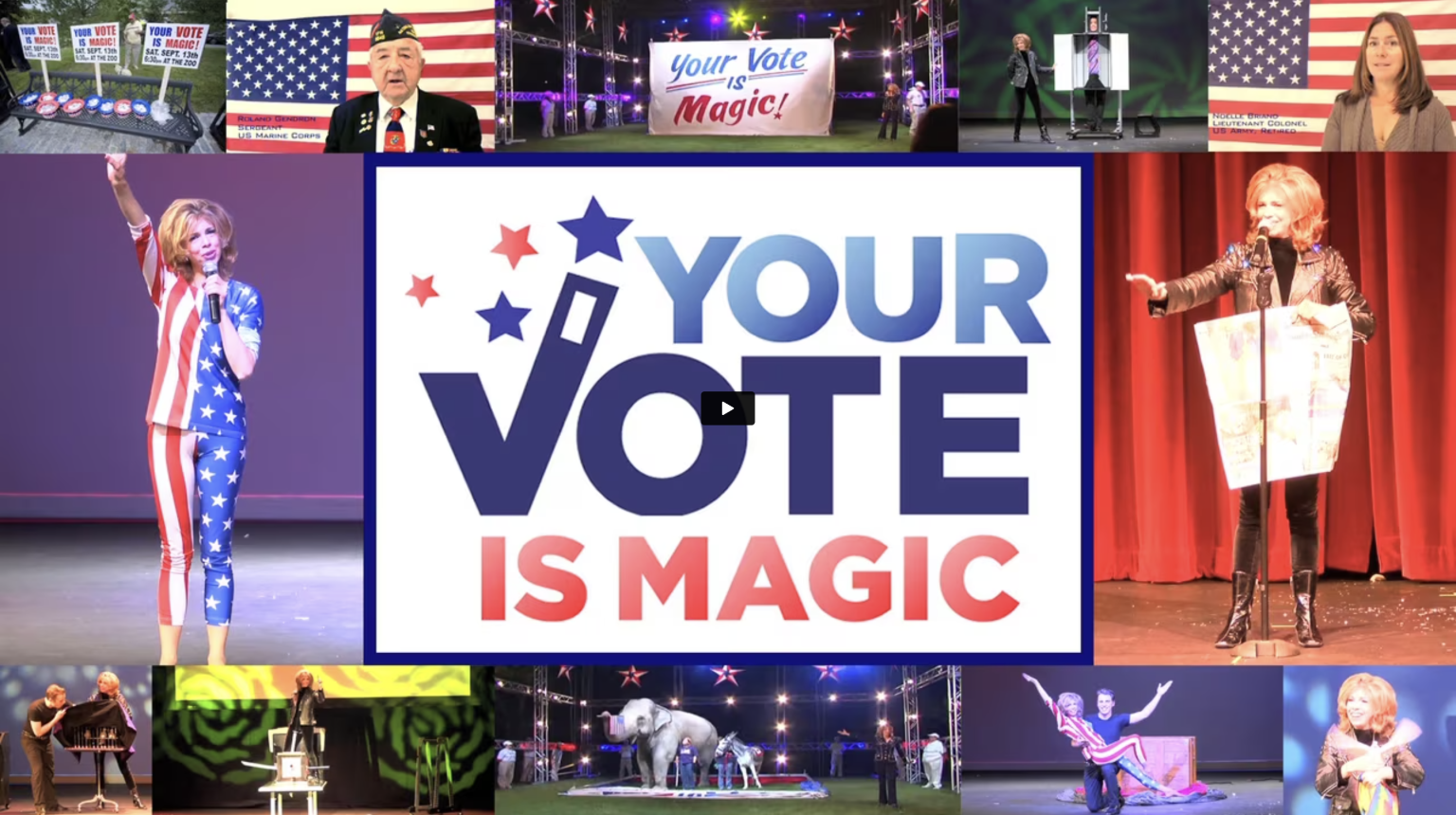 YourVoteIs Magic Lyn Dillies Illusionist Flyer