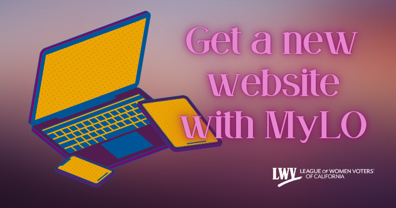 Get a new website with MyLO! Clip art of laptop, tablet, and mobile phone