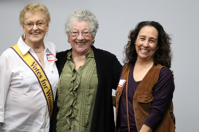 three board members three smiling board members