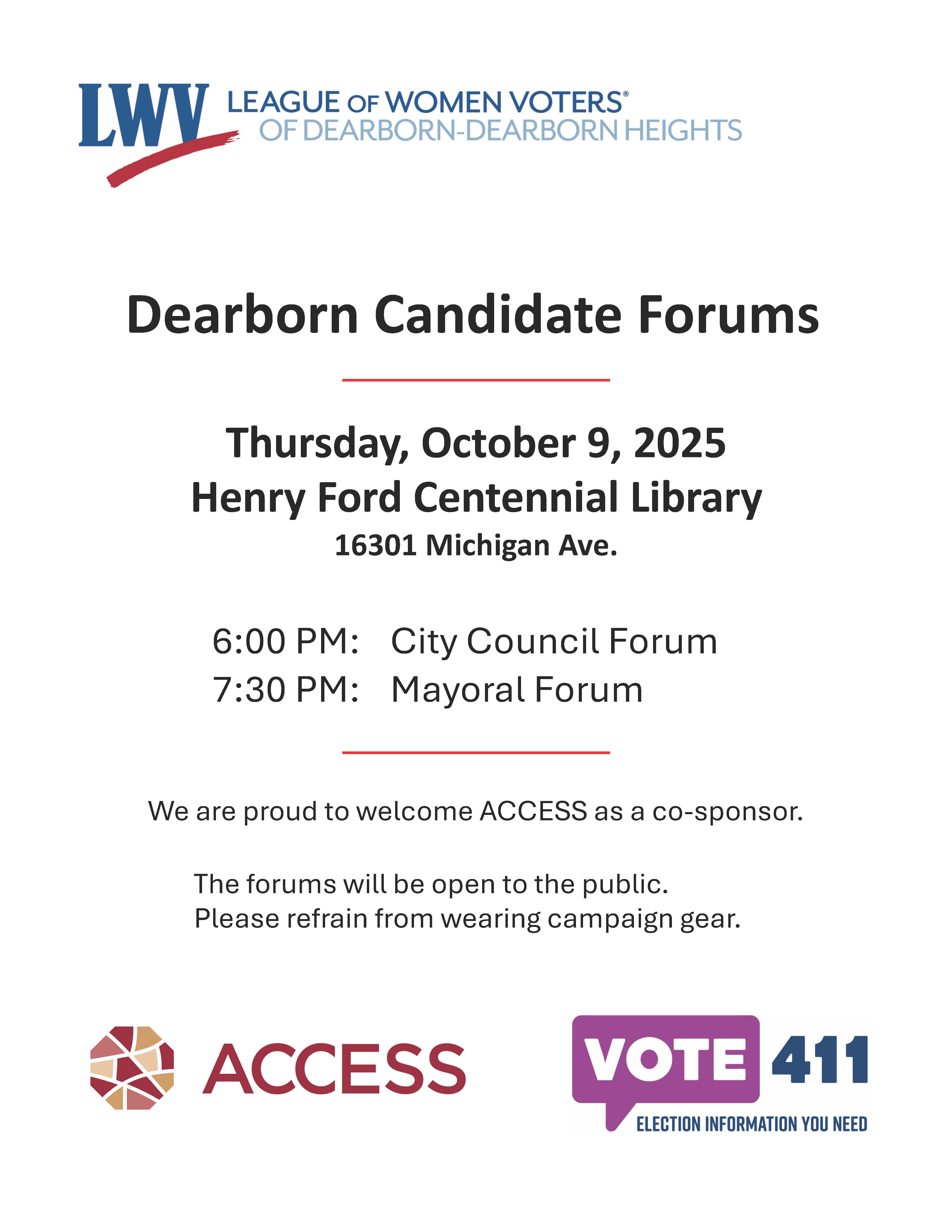 campaign flyer