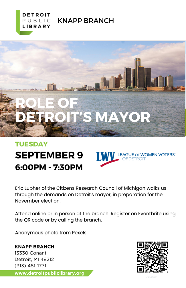 Detroit LWV September event