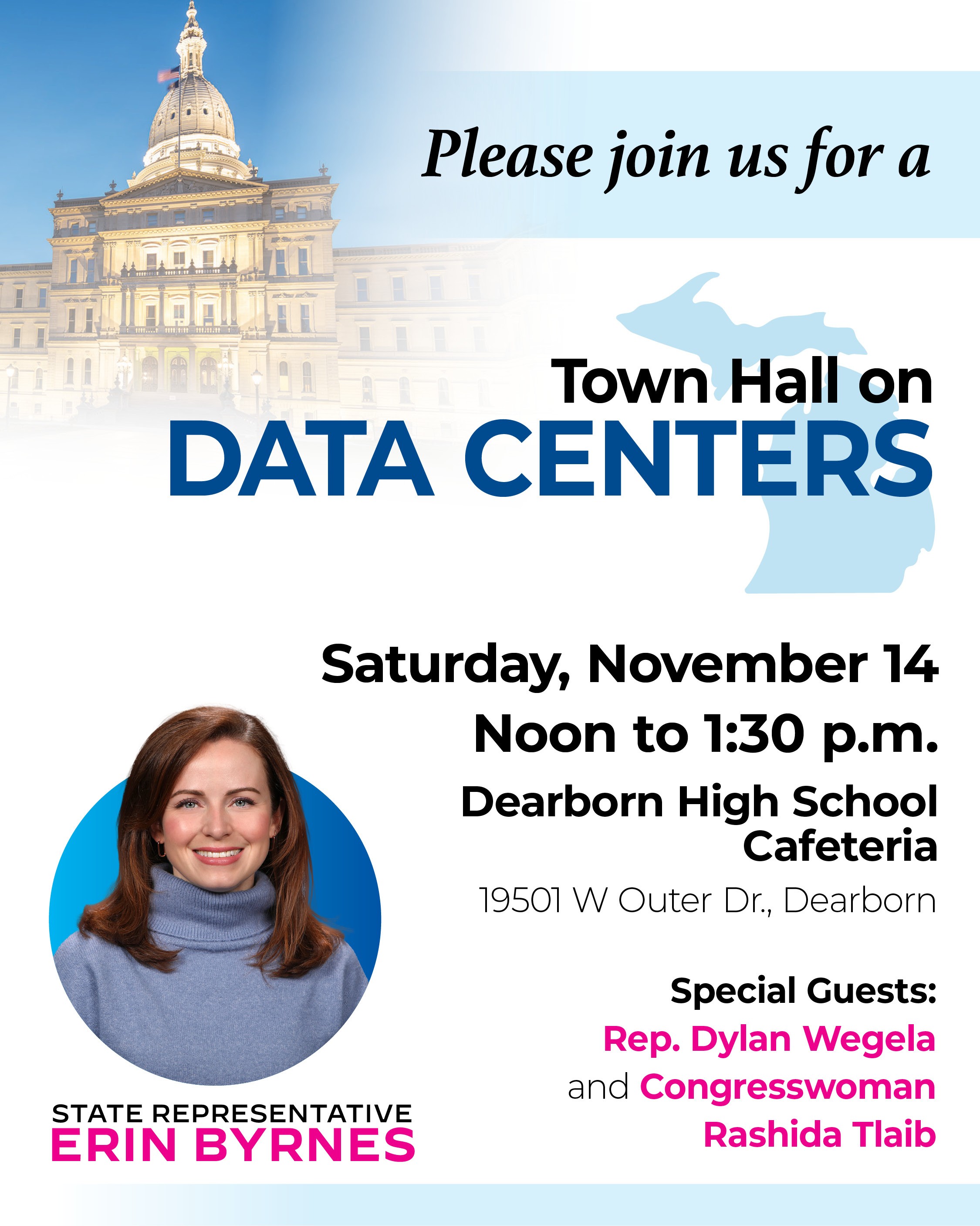 town hall on data centers