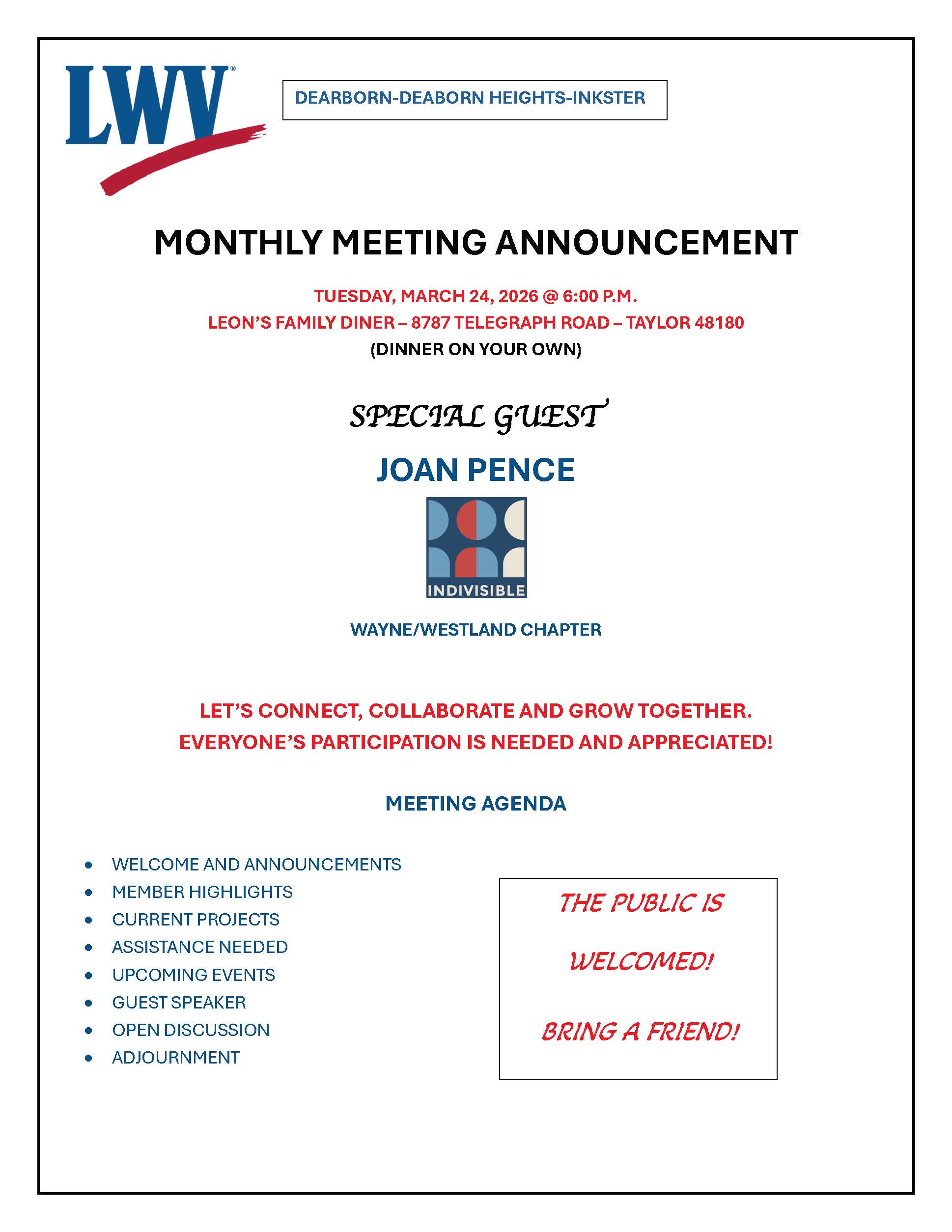 March 24 2026 meeting