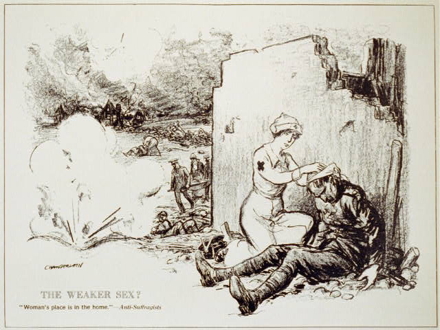 Suffrage Political Cartoon