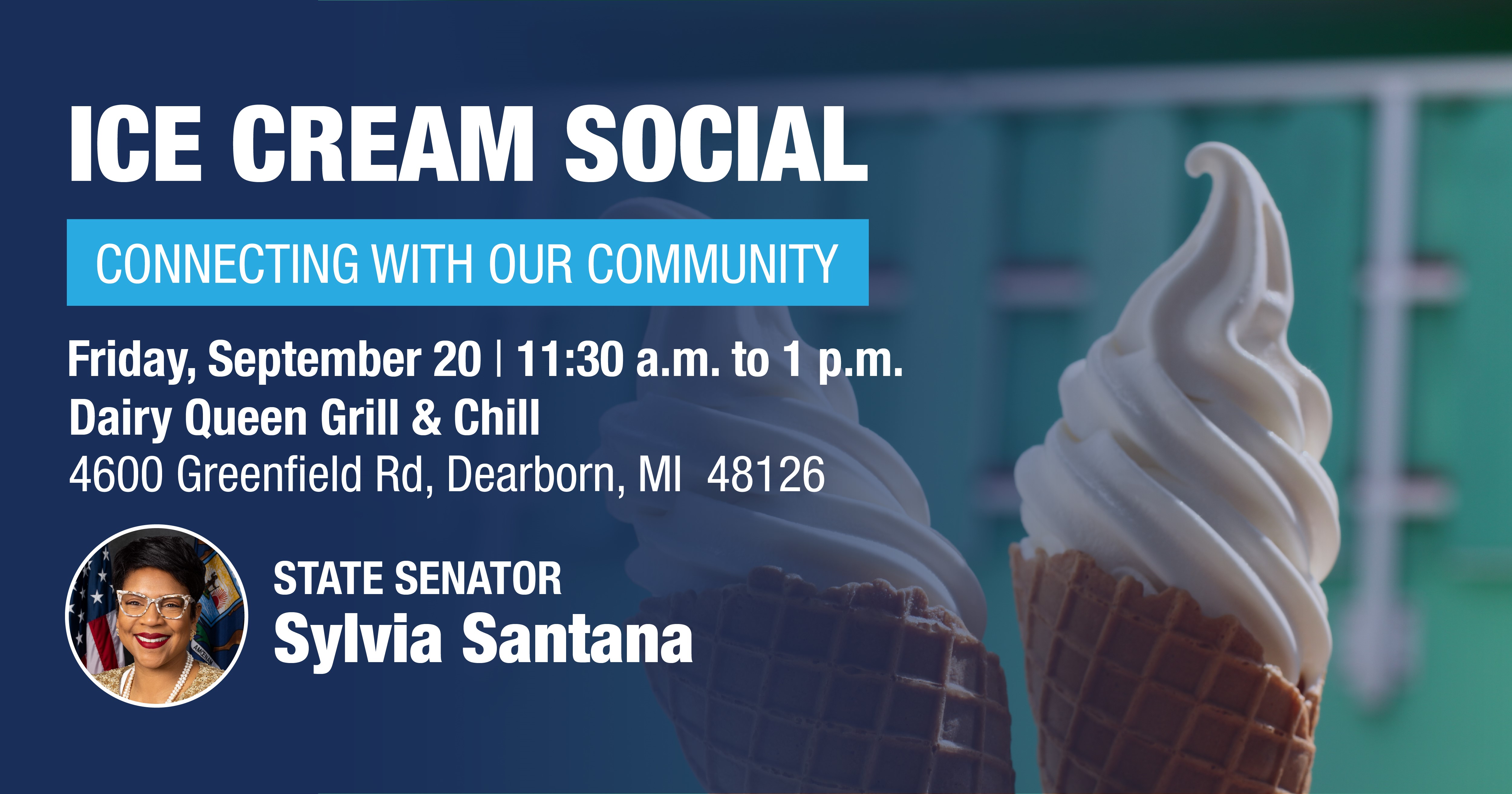 Sylviia Santana Ice cream social