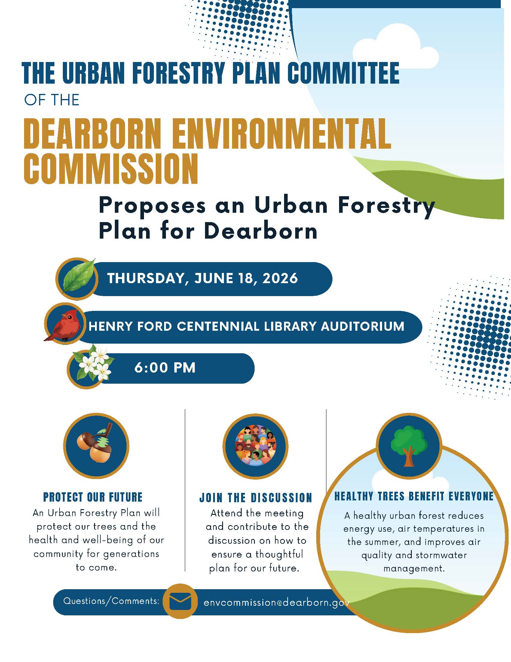 Urben Forestry Plan Committee meeting