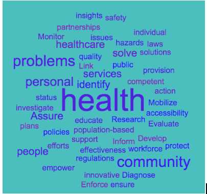 Public Health Word Cloud