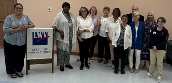 Bernice Edwards with Sussex League Board and Committee Chairs