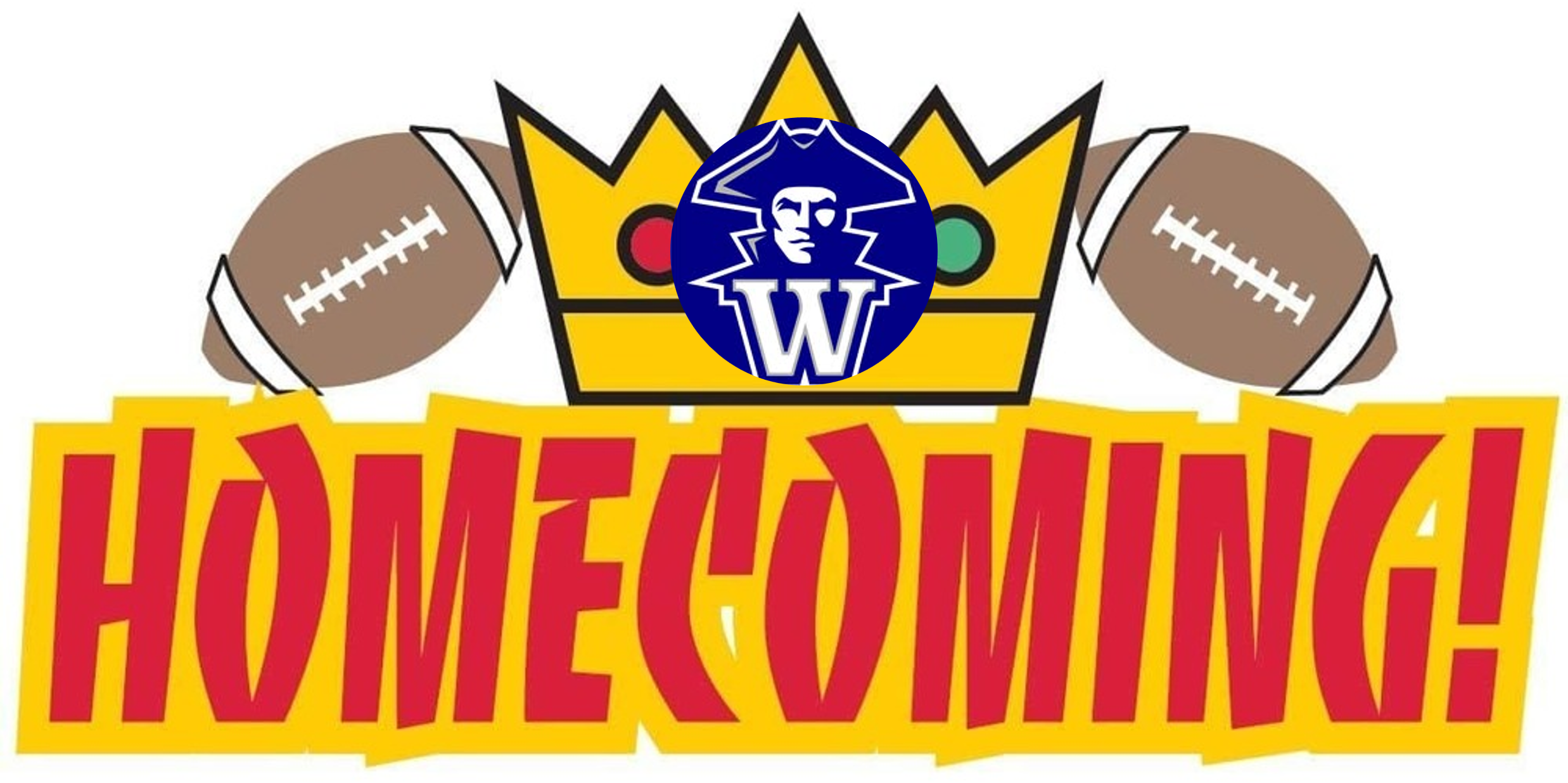 Homecoming graphic with Woodbridge HS Raiders