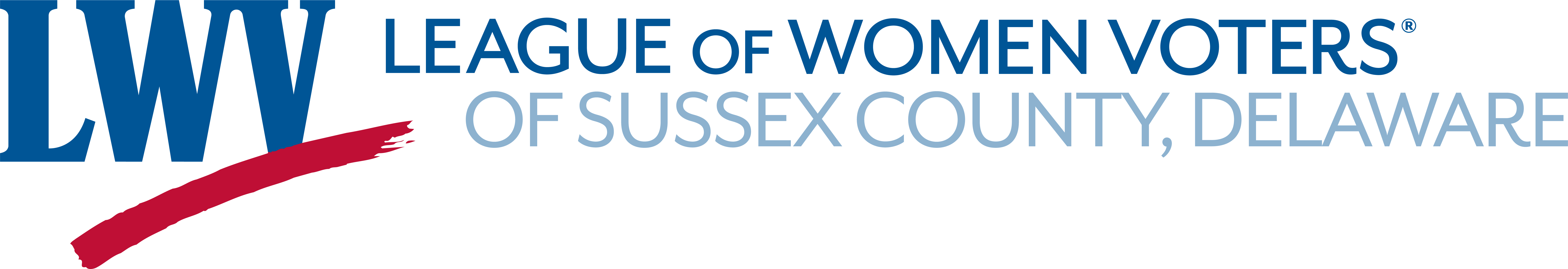 Logo of LWV of Sussex County, Delaware Logo of LWV of Sussex County, Delaware