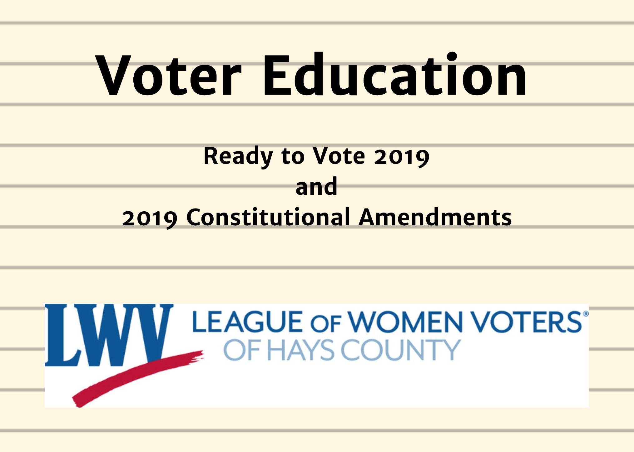 Voter Education picture