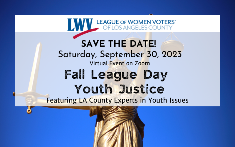 Fall League Day on Youth Justice, September 30, 2023