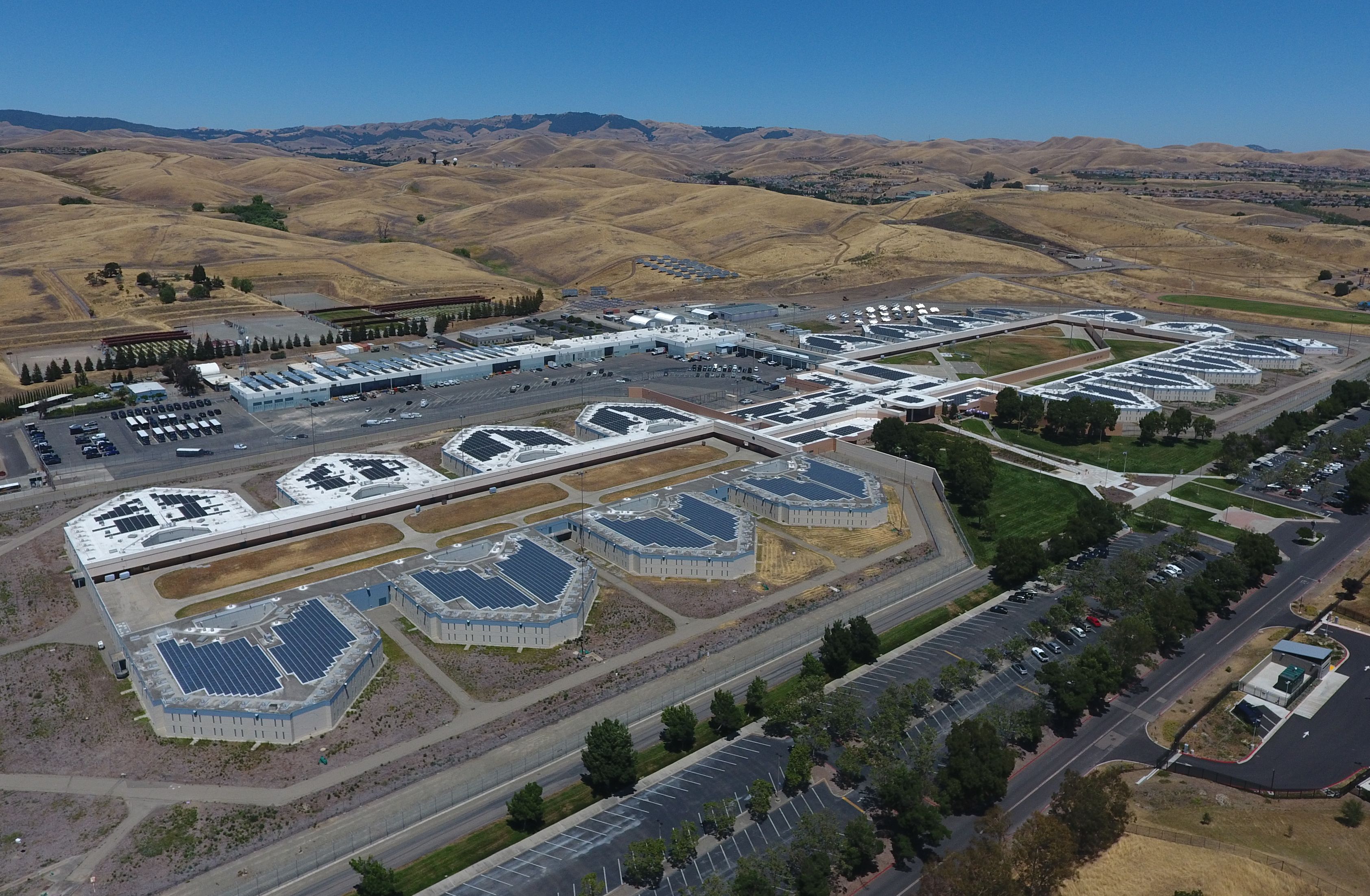 Aerial view of Santa Rita jail