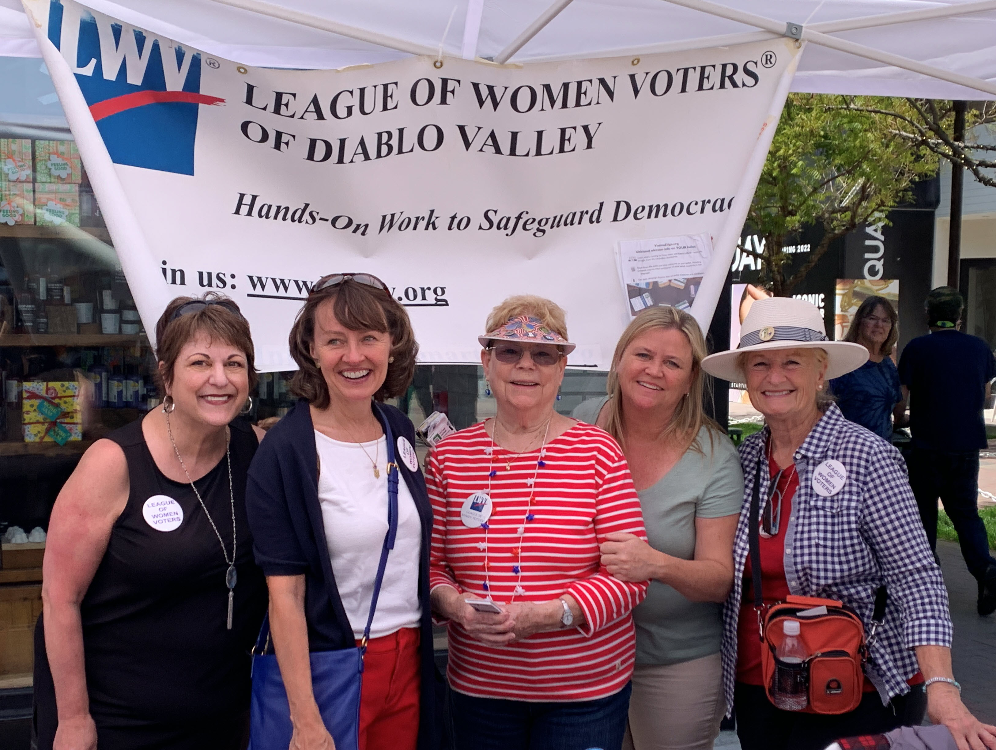 Voter registration at Earth Day event