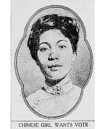 Mabel Ping Hua-Lee, Chinese-American suffragist