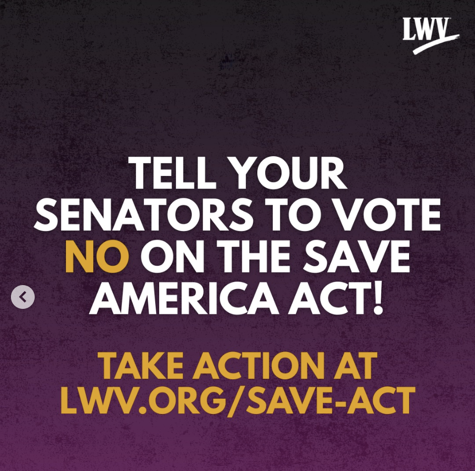 No on the Save Act!