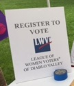 Voter Registration sign