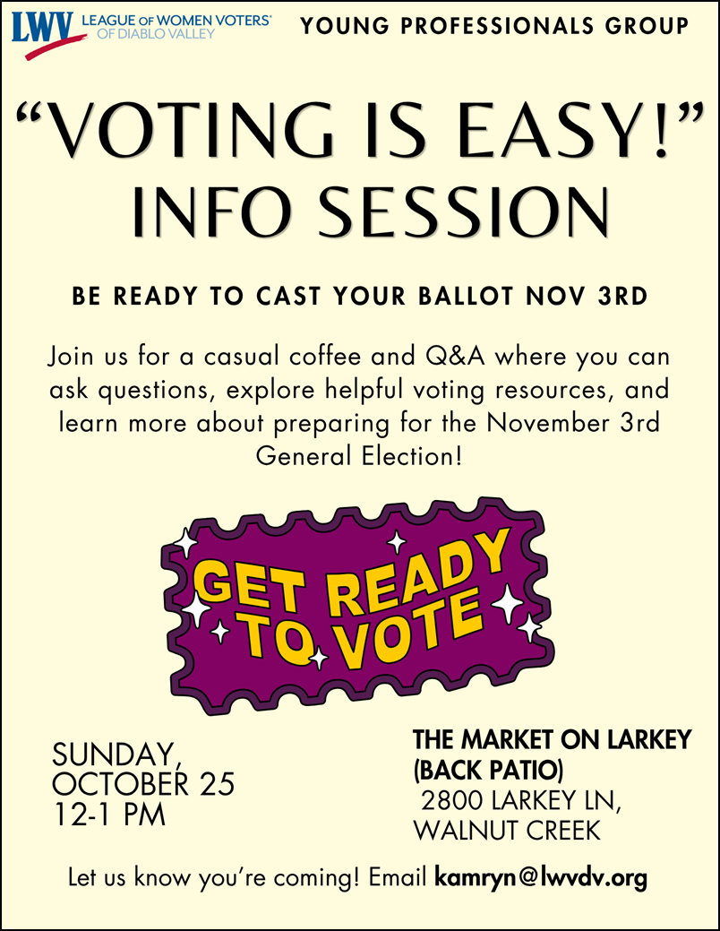 Young Professionals Group - Voting is Easy!