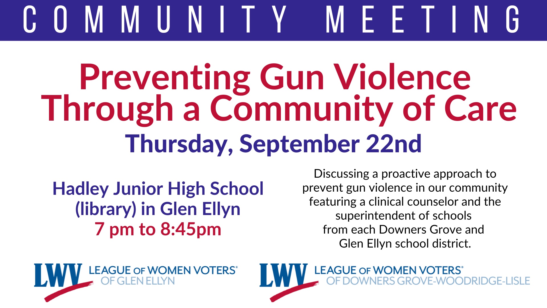 Preventing Gun Violence Through a Community of Care