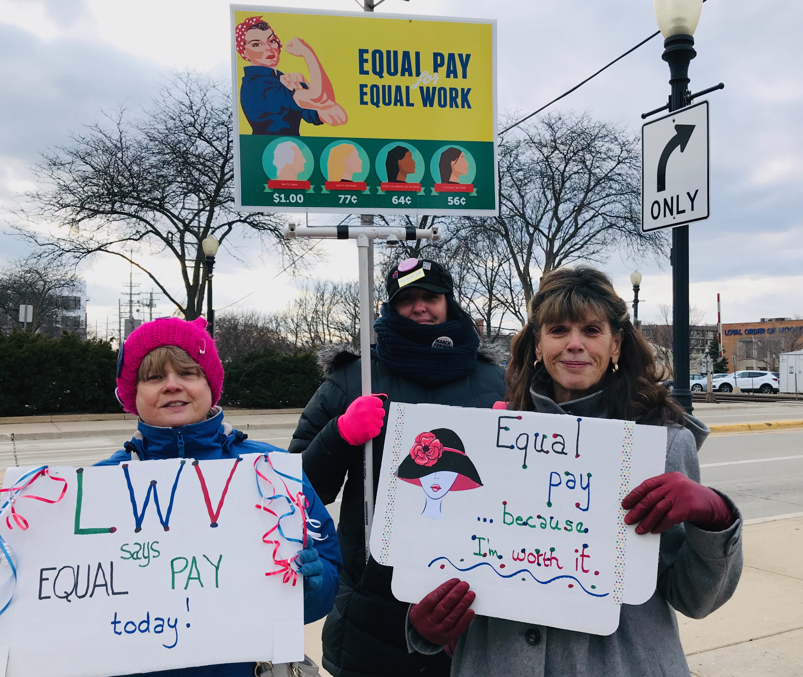 Equal Pay for Women Rally 