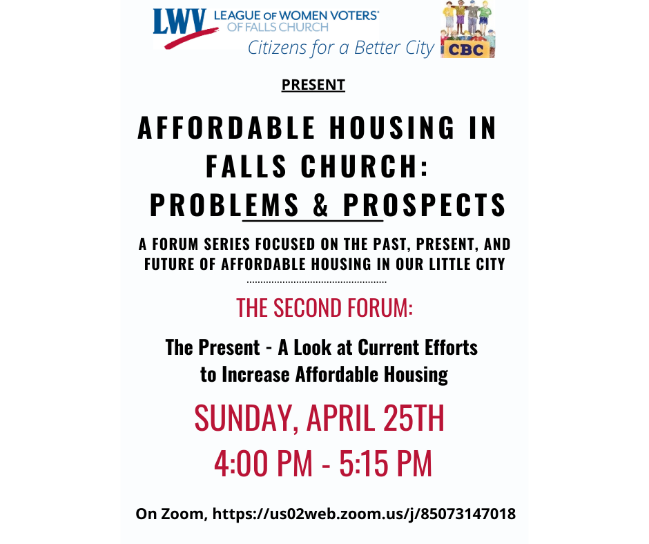 Affordable Housing Forum, April 25 2021