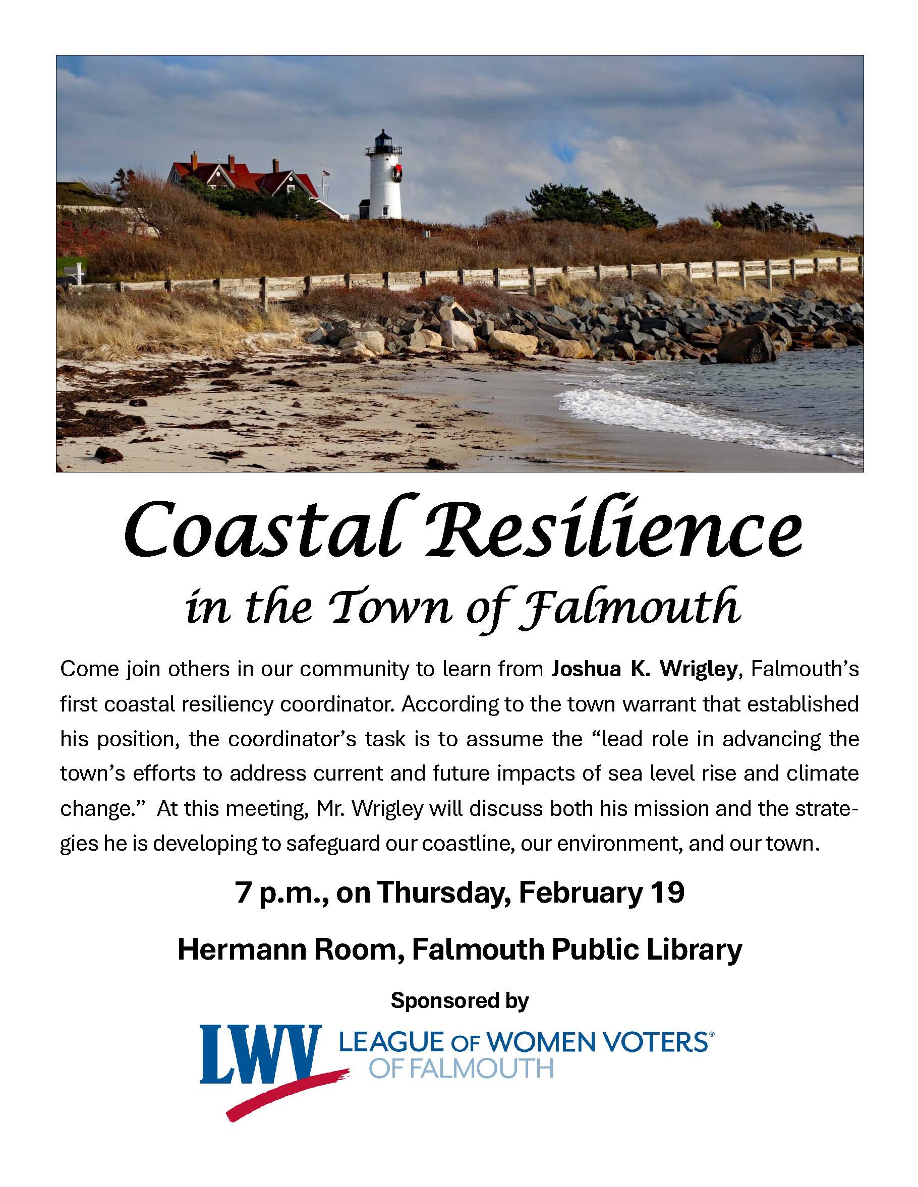 Coastal Resilience program flyer