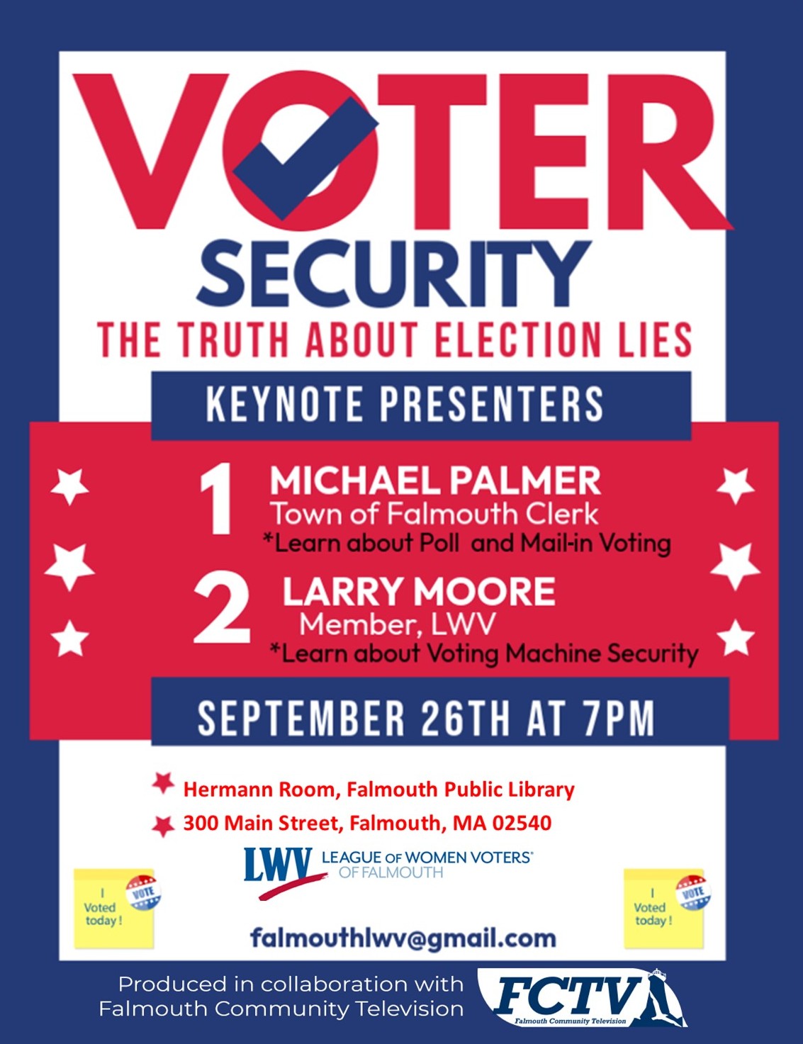 Voter Security Program Flyer