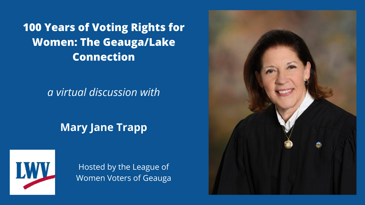 Mary Jane Trapp presents on Women's Equality Day Mary Jane Trapp