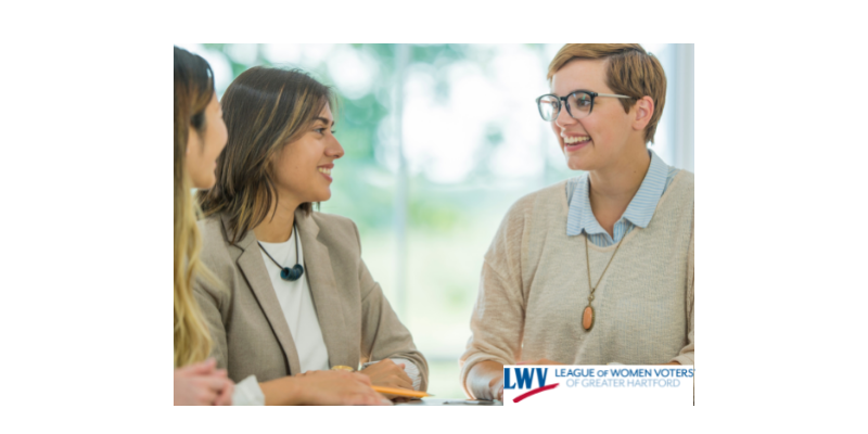 Board Meeting of three women