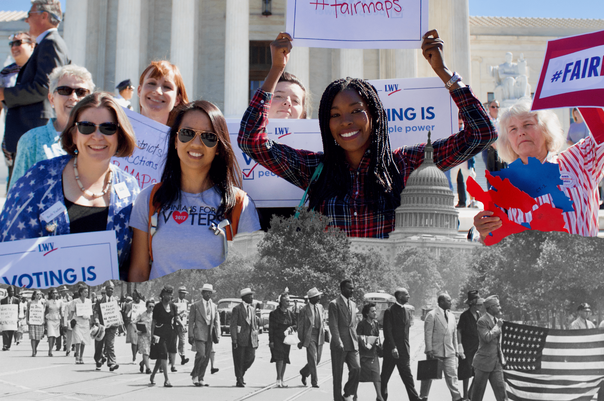 Fair Maps + Historical march