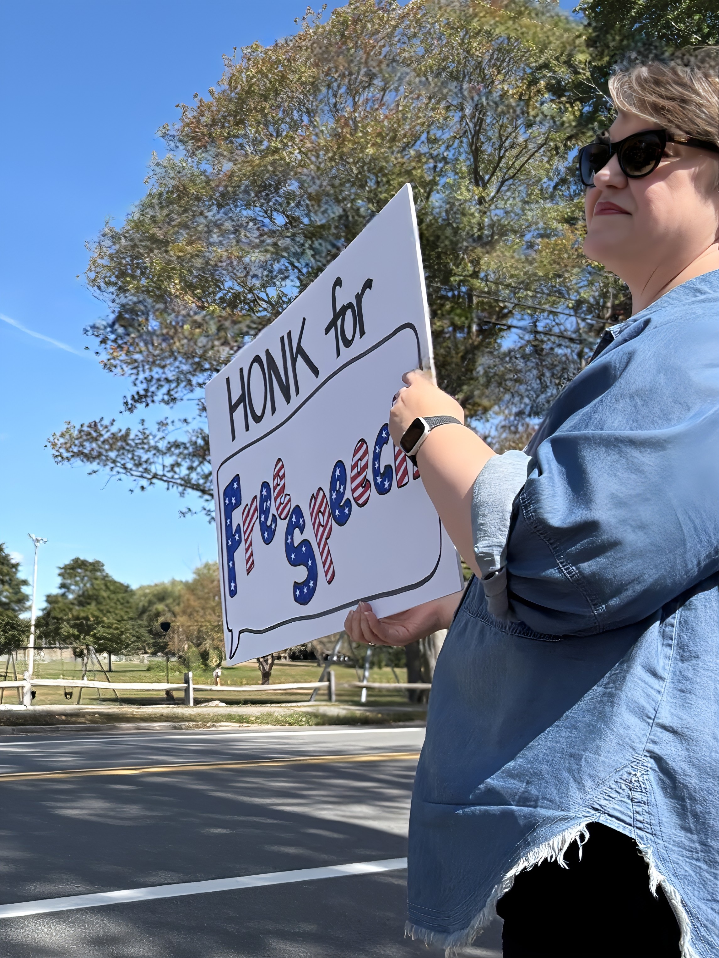 peaceful protesters