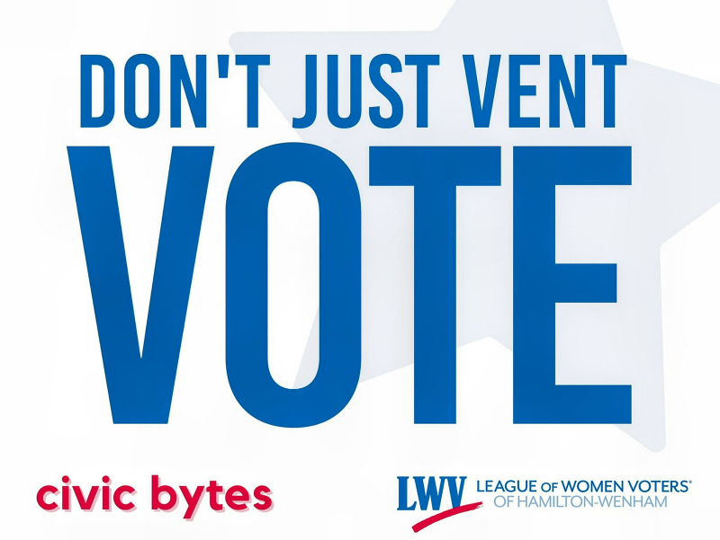 Don't Just Vote Vent Don't Just Vote Vent